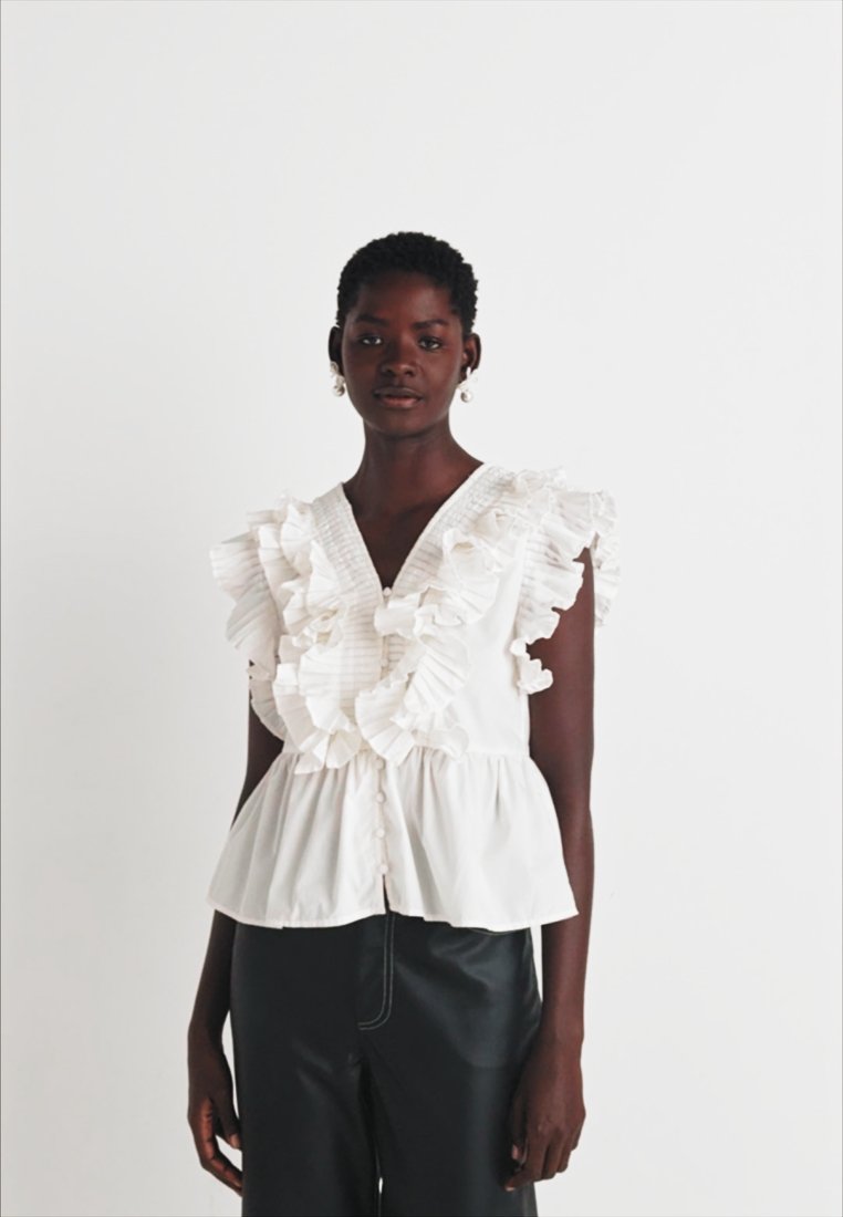 売れ筋商品|||ヤス Tシャツ レディース トップス YASRUNA RUFFLE - Blouse - cherry blossom YASRUNA 3/4 SLEEVED TOP | Pink | YAS® Germany