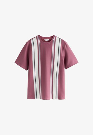 Next, REGULAR FIT - VERTICAL STRIPE T-SHIRT - T-shirt imprimé - berry pink