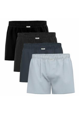 4ER PACK , LOGO - Boxershorts - schwarz blau