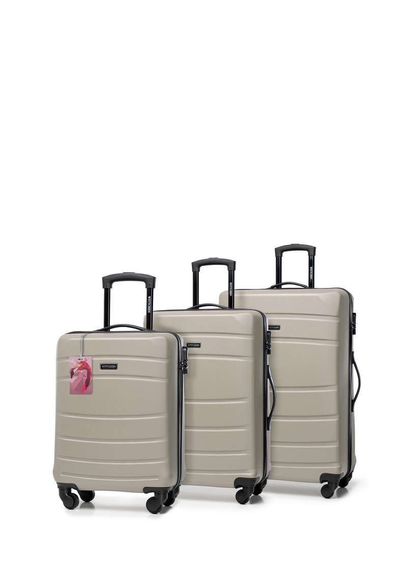 WITTCHEN LUGGAGE SET WITH TAG FROM ABS - Trolley - champagne
