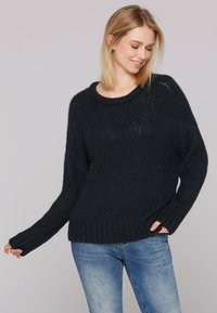 Soccx LOOSE  - Strickpullover - blue navy