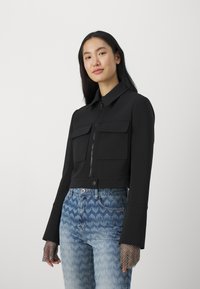 Patrizia Pepe - GIUBBOTTO JACKET - Kevyt takki - nero Pienoiskuva 1