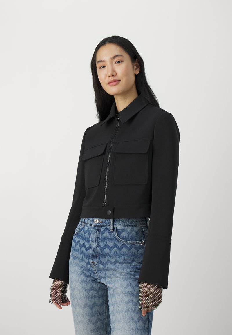 Patrizia Pepe GIUBBOTTO JACKET - Kevyt takki - nero