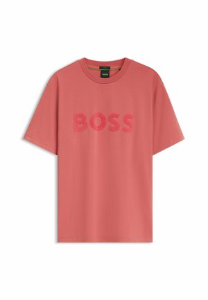 BOSS, T-shirt print - pink seven