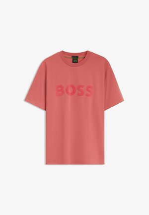 BOSS, T-shirt print - pink seven