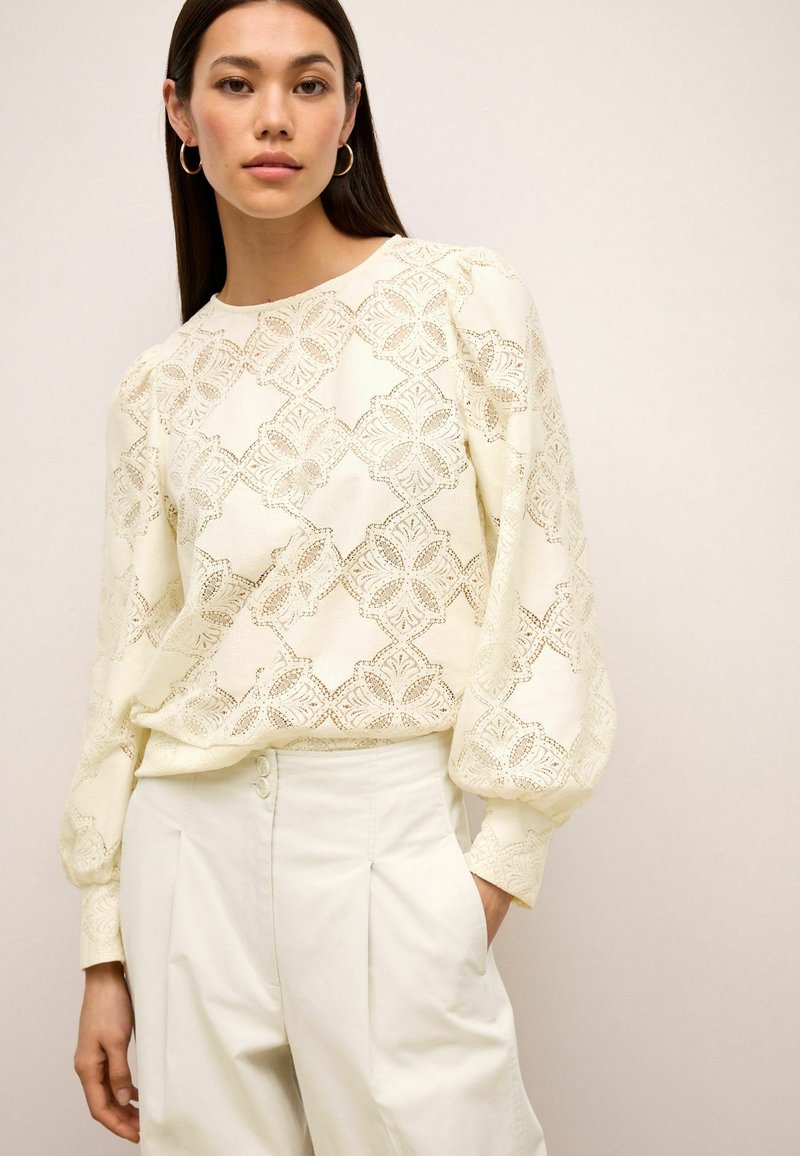 Next REGULAR FIT - Blūze - ecru