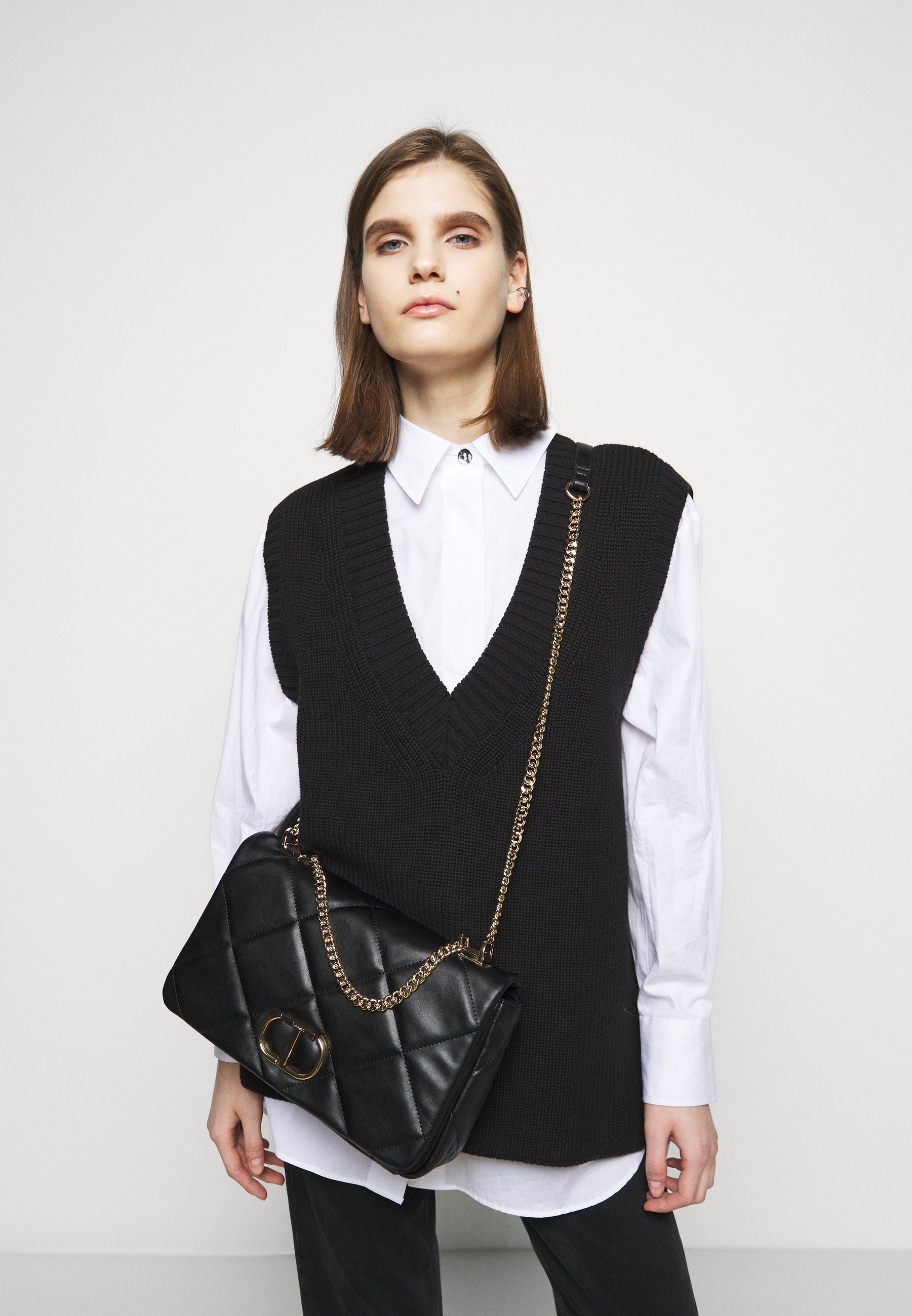 TWINSET TRACOLLA - Across body bag - nero/black - Zalando.co.uk