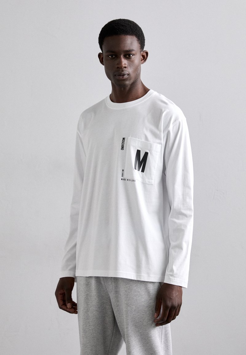 MOSCHINO MAGLIETTA - Topper langermet - bianco