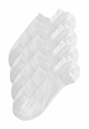 4 PACK   - Calcetines tobilleros - white bow texture