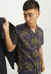 Jack & Jones FLORES KURZARM - Overhemd - plum perfect