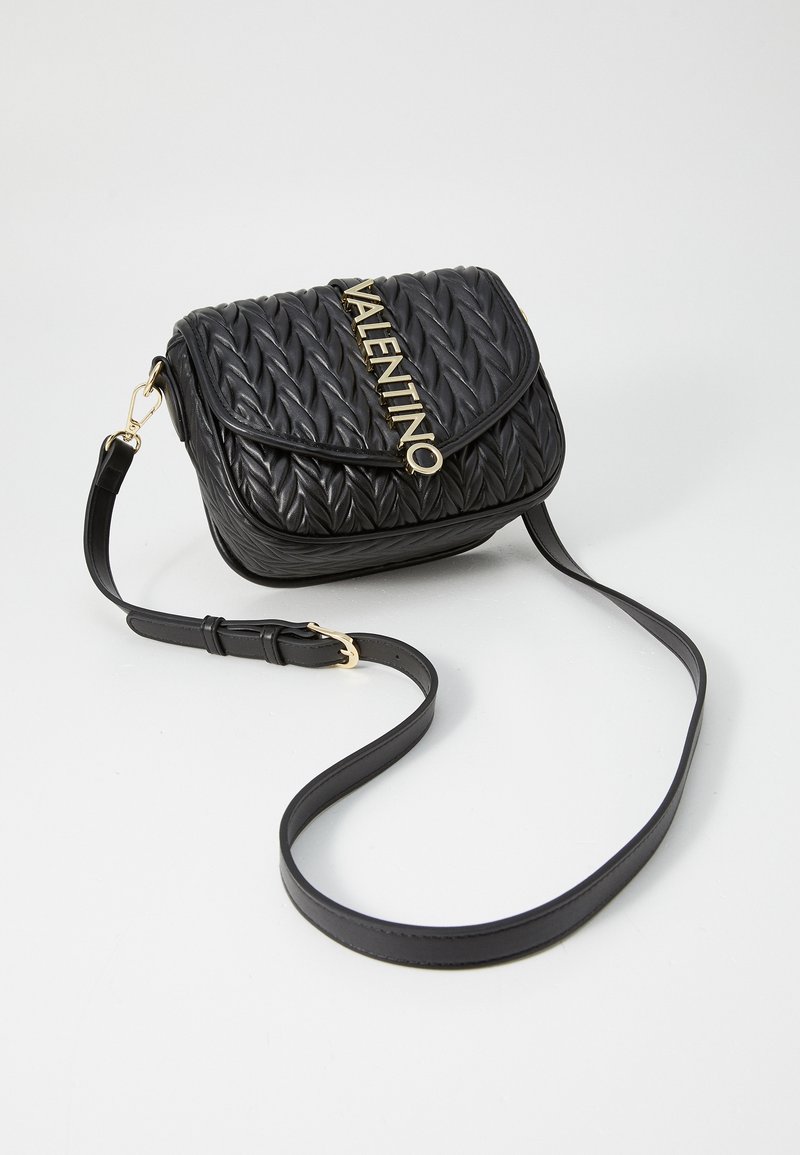 Borsa a tracolla Nellcôte in pelle in Nero - Valentino Garavani Borsa a tracolla Nellcôte in pelle in Nero - Valentino Garavani