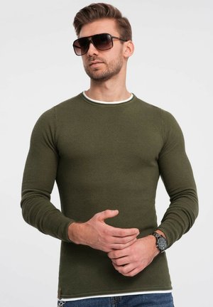 Pullover - dark olive