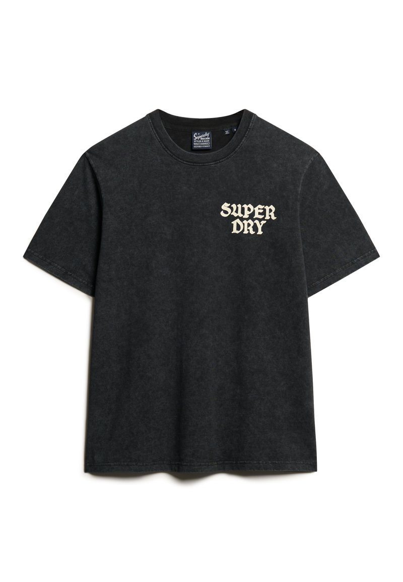 Superdry & Co T-shirt print zwart