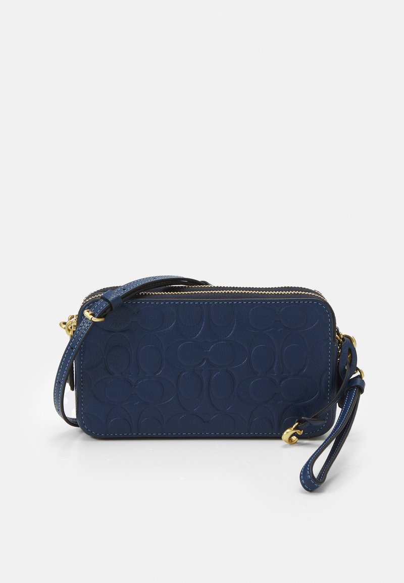 Coach EXCLUSIVE SIGNATURE KIRA CROSSBODY Across body bag deep blue