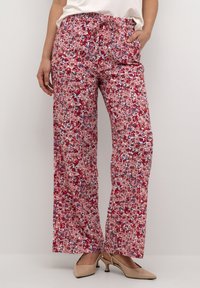 Cream - ROSINA  - Trousers - flower print Thumbnail Image 1