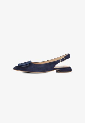 Notre-V Sling-Ballerina - cam blu div nappa div
