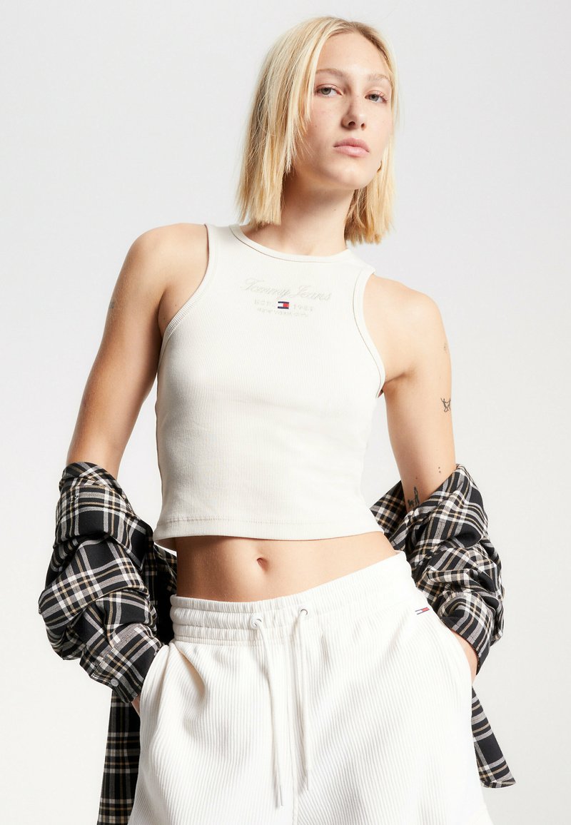 Tommy Jeans Top newsprint/beige Zalando.ch