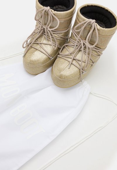 Moon Boot ICON LOW GLITTER UNISEX - Vinterstøvler - gold