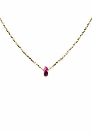 CON RUBÍS Y DIAMANTES - Collar - gold-colored