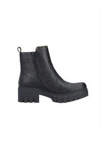 Rieker Plateaustiefelette - schwarz