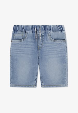SKINNY FIT - Kratke hlače iz džinsa - stone blue denim