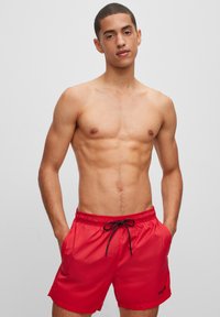 HUGO - HAITI - SLIM FIT - Swimming shorts - open pink Thumbnail Image 1