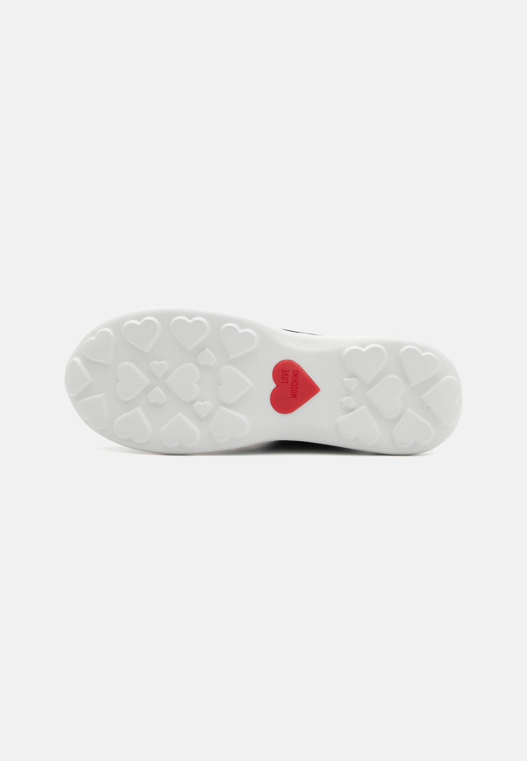 Love Moschino SUPER HEART - Trainers - nero/argento/black