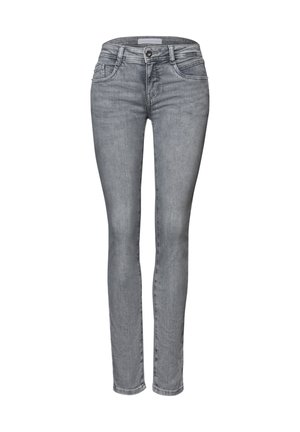 MID WAIST SLIM LEG JEANS IM SLIM FIT - Jeans Skinny Fit - light grey random wash