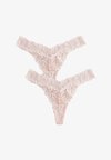 LACE THONG 2 PACK. - - String - light pink