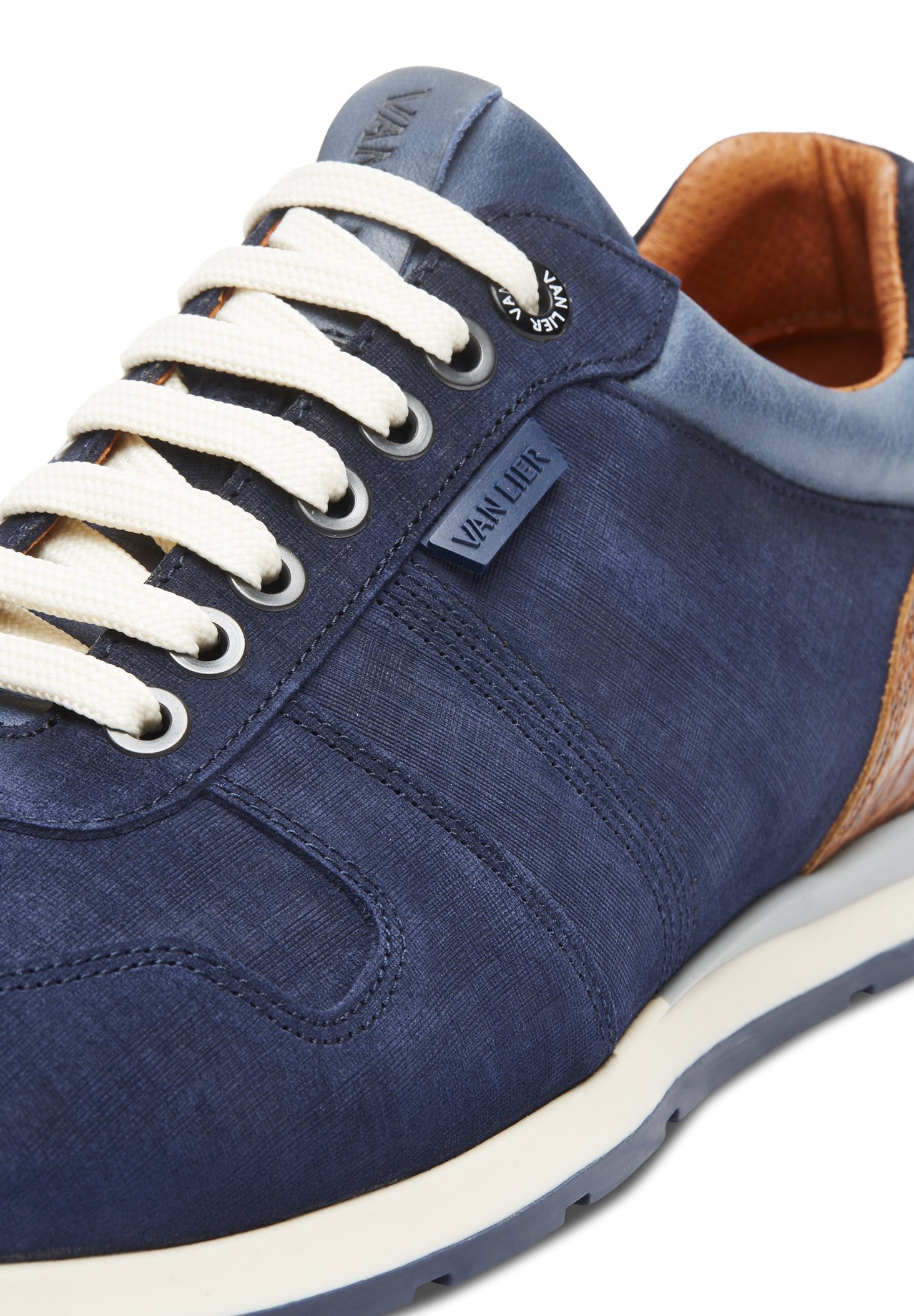 Van Lier DAVINCI - Sneakers laag - blue/Blauw - Zalando.nl