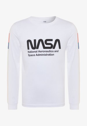 Mister Tee KIDS NASA WORM LONGSLEEVE - T-shirt à manches longues - white
