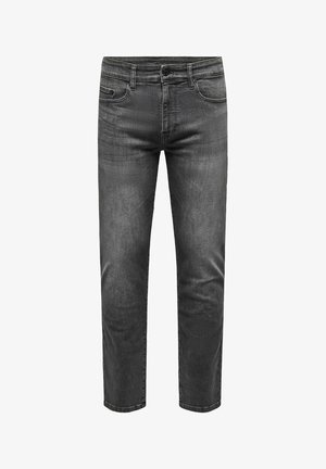 Only & Sons, REGULAR FIT JEANS ONSWEFT REGULAR FIT JEANS - Jean droit - dark grey denim