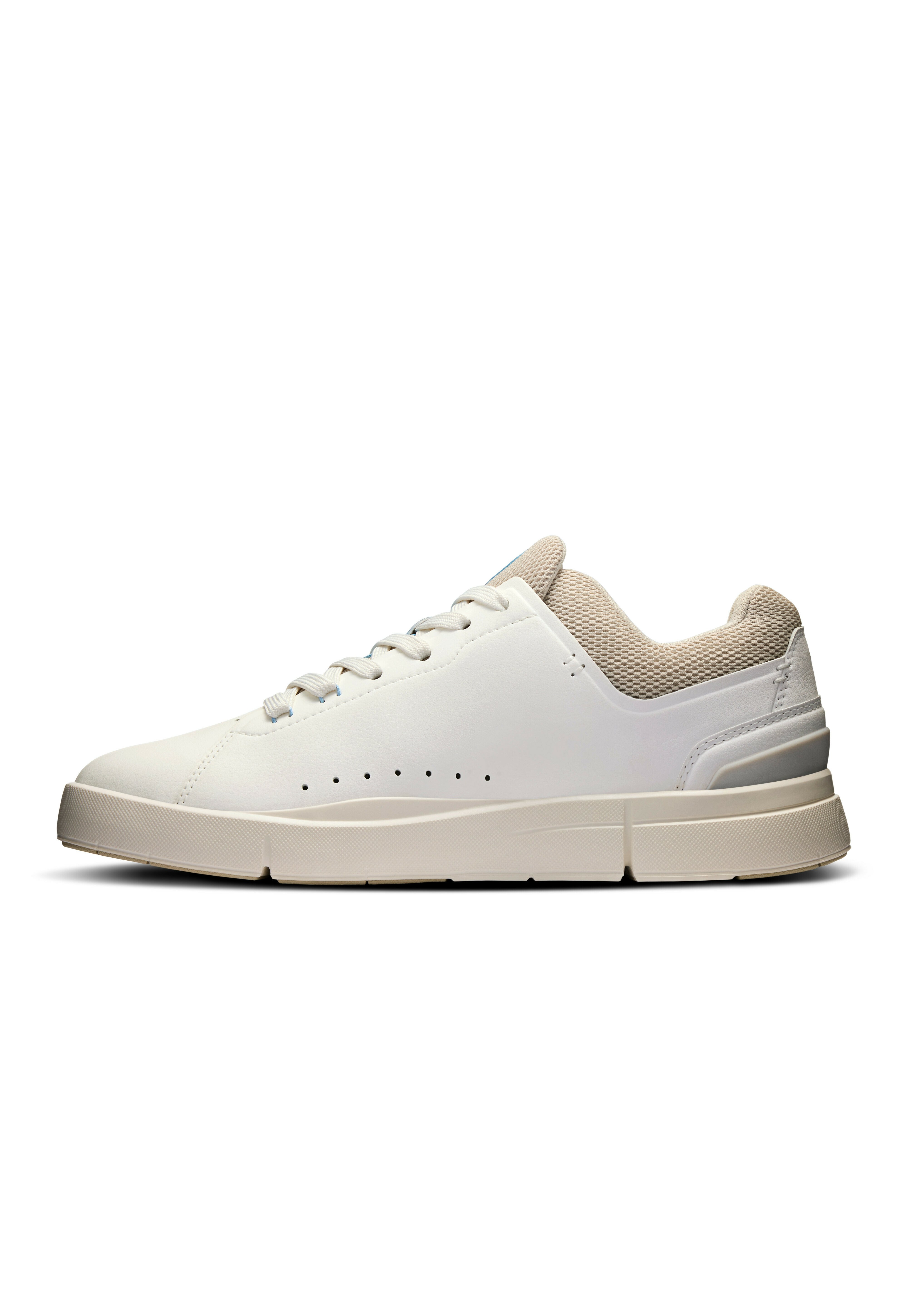 On THE ROGER ADVANTAGE - Trainers - white sand/beige - Zalando