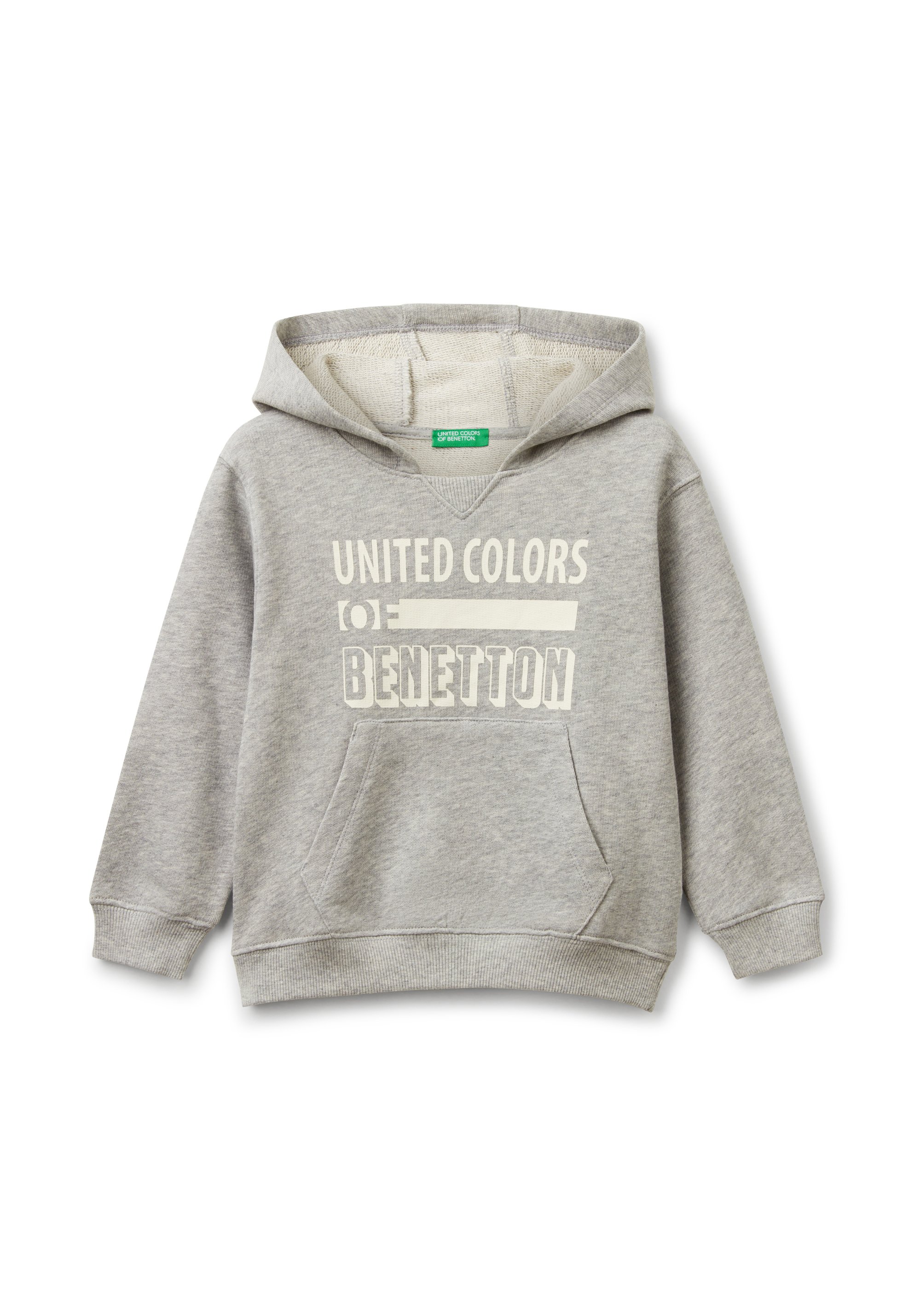 United Colors of Benetton Felpa con cappuccio grey/grigio