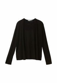 TOM TAILOR Cardigan - black