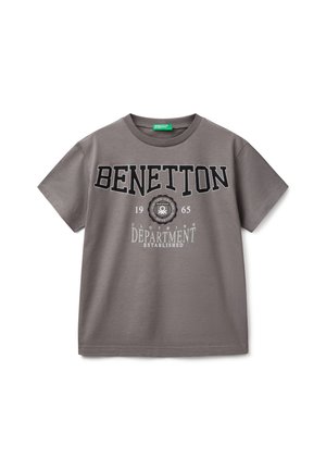 SHORT SLEEVE - Print T-shirt - grey