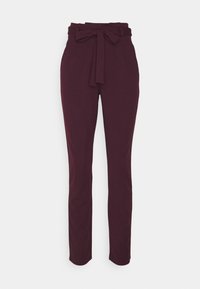 JDY Tygbyxor - bordeaux