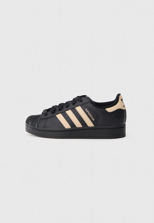 adidas Originals SUPERSTAR II UNISEX - Sneakers low - core black/stone khaki