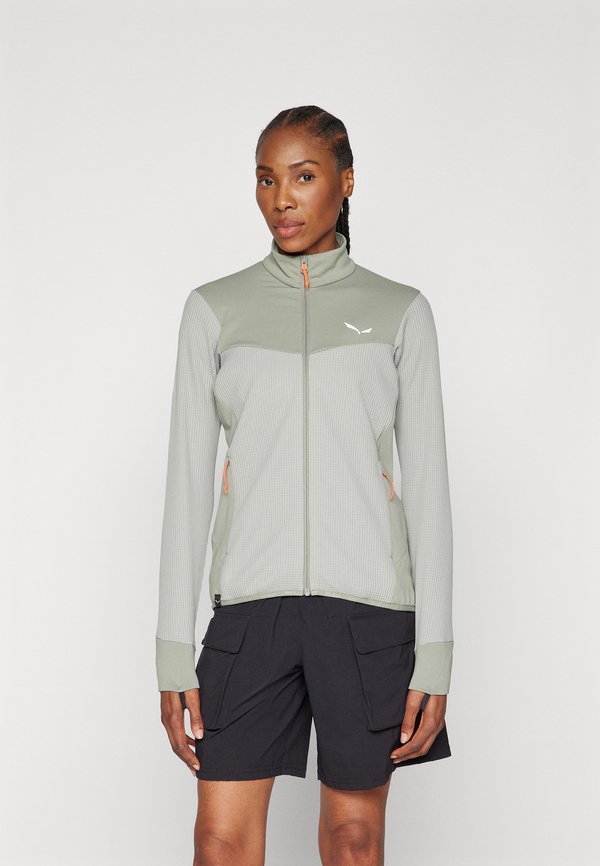 PUEZ WAFFLE JACKET - Zip-up sweatshirt - shadow