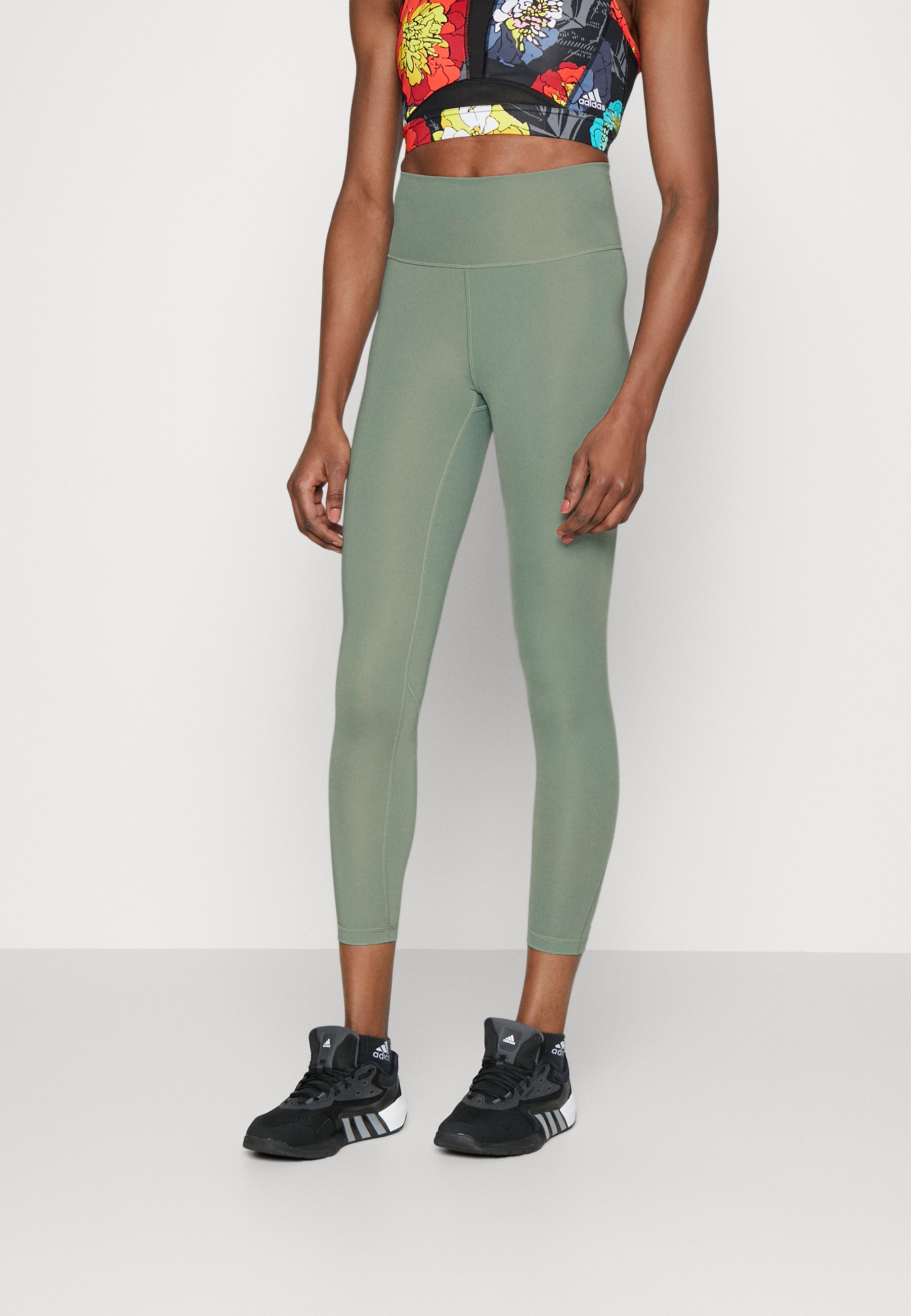 adidas leggings olive green