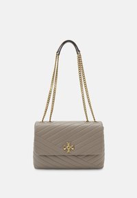 Tory Burch Kira Chevron Convertible Shoulder Bag Grey Heron, Women's  Fashion, Bags & Wallets, Shoulder Bags on Carousell