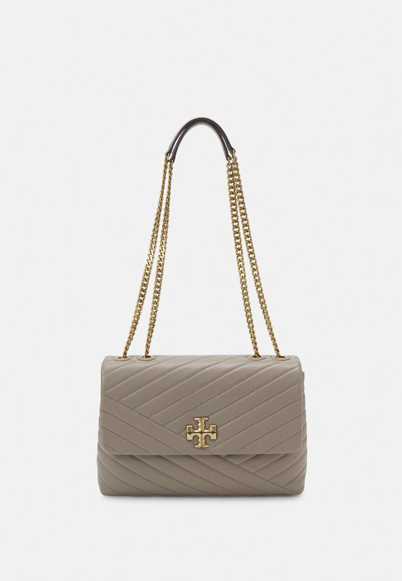 Tory Burch - KIRA CHEVRON CONVERTIBLE SHOULDER - Olkalaukku - gray heron, Suurenna