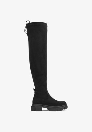 DeeZee, DEEZEE MUSKETEERS WOMEN'S BLACK 5907964453185 - Overknee laarzen - black