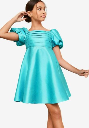 TAFFETA SQUARE NECK REGULAR FIT - Cocktailkleid/festliches Kleid - blue