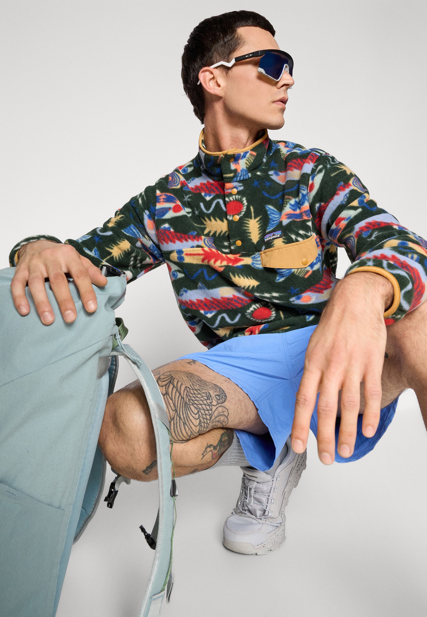 Patagonia SNAP-T - Fleece trui - old growth green/donkergroen