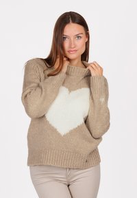 Key Largo Maglione - dark beige mel.