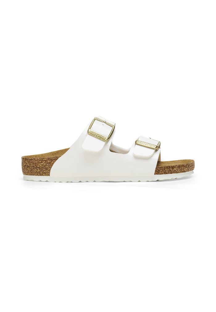 Birkenstock Sandalias planas - patent white