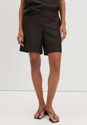 someday., LOOSE NATURAL STRUCTURE - Shorts - dark truffle