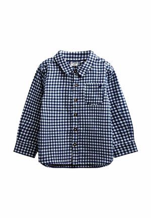 JoJo Maman Bébé, LONG SLEEVE SHIRT - Skjorter - navy blue gingham