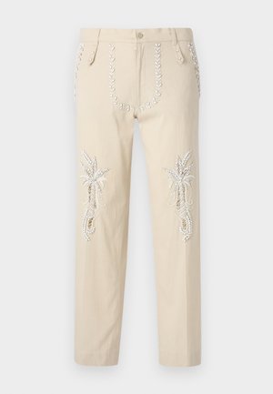 UNISEX - Straight leg jeans - ecru